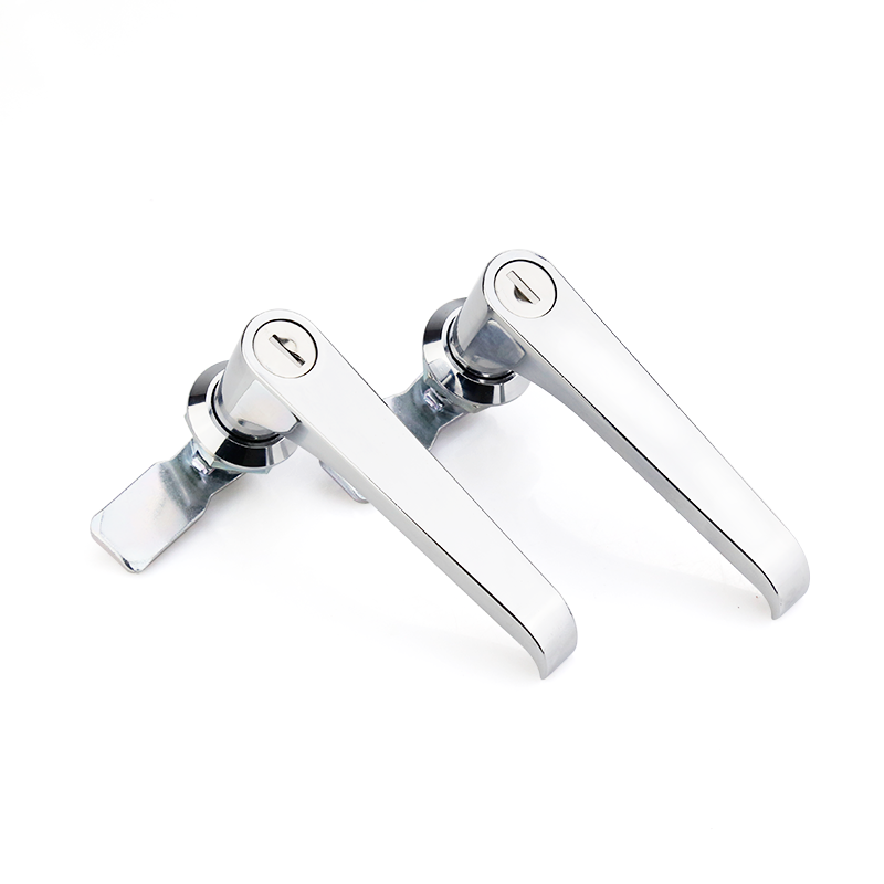 3-Point Control Swing L Handle Lock for Cabinets Zinc Alloy Material