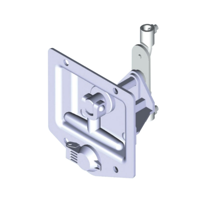 Stainless Steel 304 Truck and Car Panel Lock with Polished Finish Key Unlatch Paddle Folding T Handle