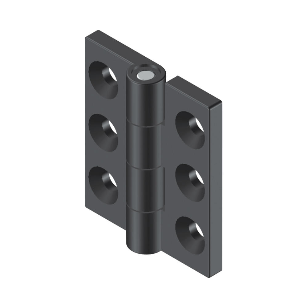 Industrial Design Style Zinc Alloy Electrical Enclosure with Butt External Hinge