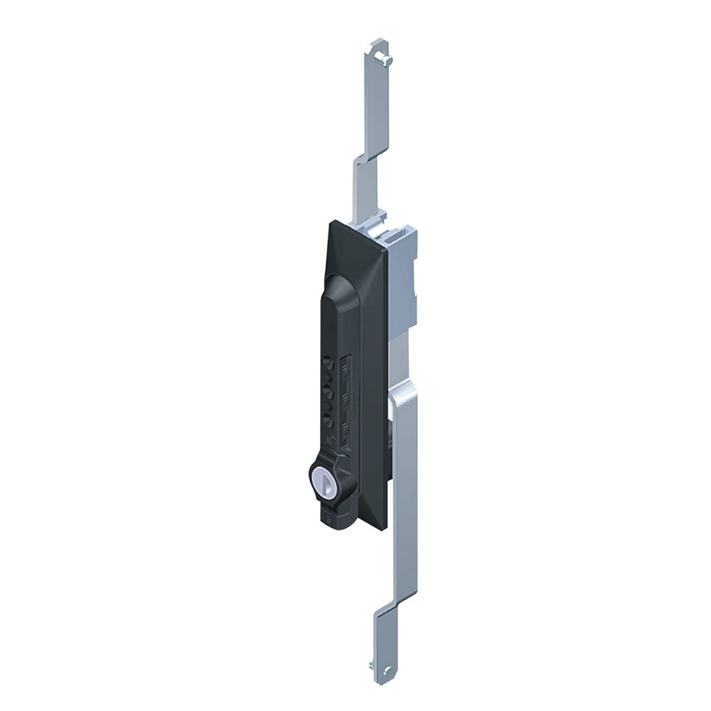 3-Digit Roller Password Rod Swing Handle with Cylinder Zinc Alloy Material for Network Rack