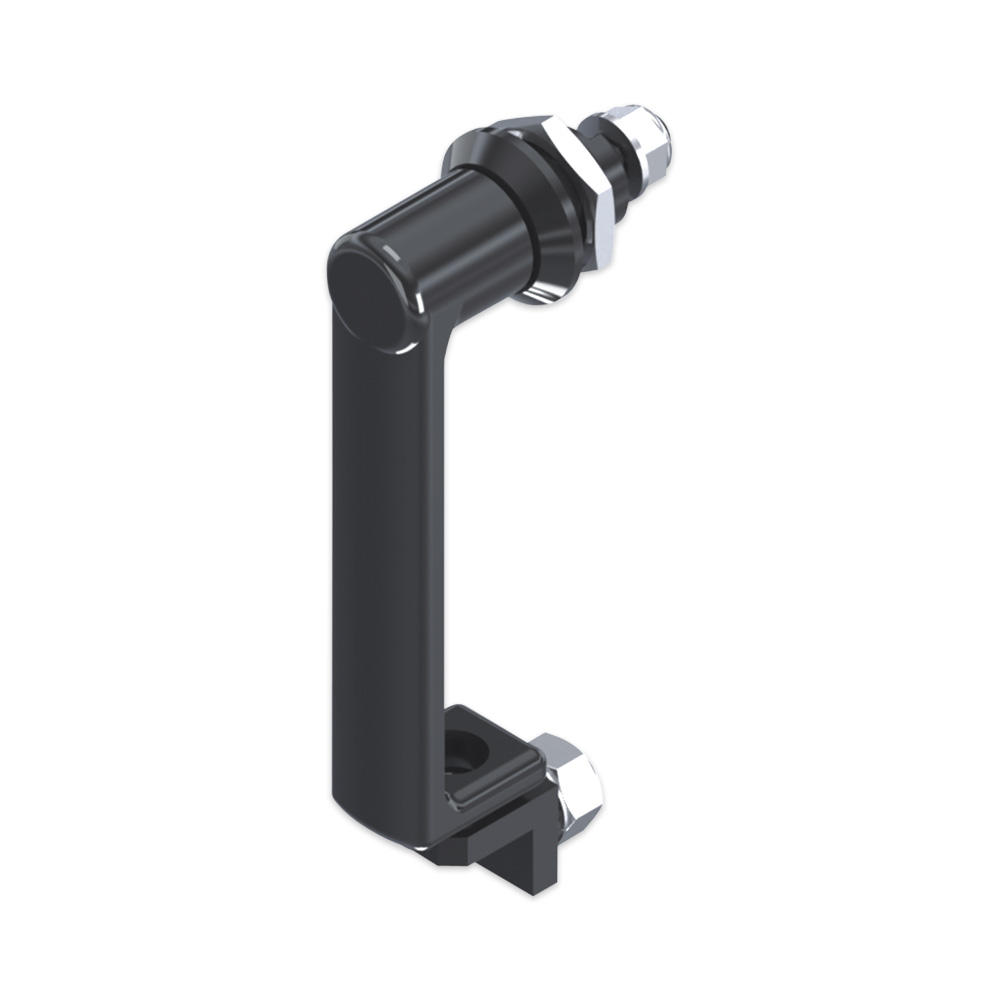 Zinc Alloy Padlocking Quarter Turn L Handle Latch