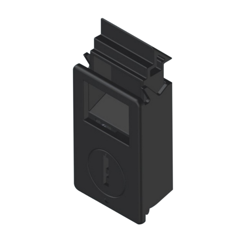 Tool Less Installation Plastic Snap-in Spring Slide Latch With Key