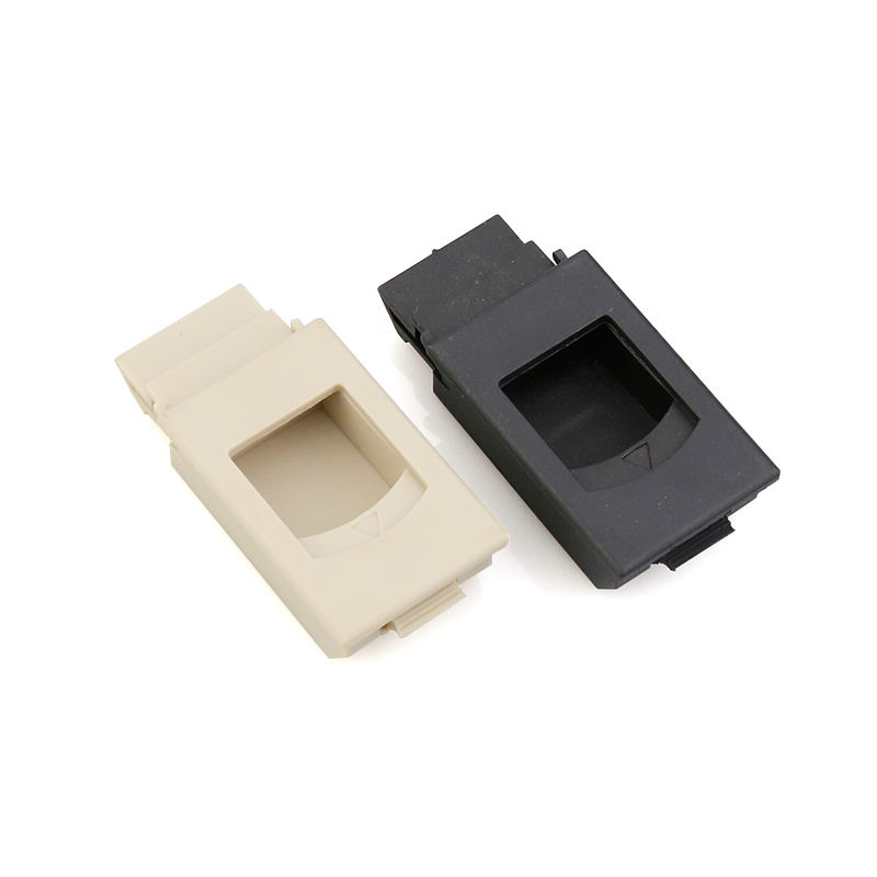 Electric Panel Board Side Door Lock Spring Loaded Plastic Slide Latch