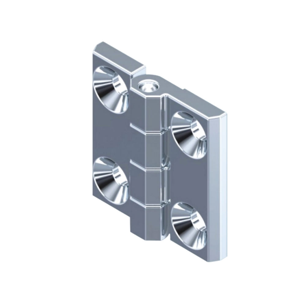 50mm Industrial Black Powder Coated Zinc Die Butt Hinge for Door & Window Applications