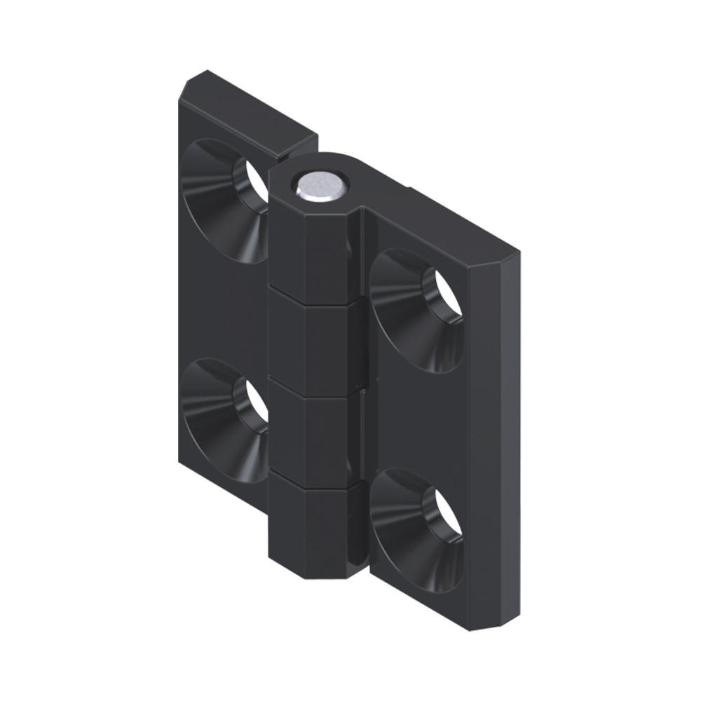 Electrical Cabinet Die Cast Zinc Butt Hinge With Countersunk Hole