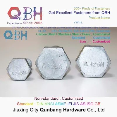 ASTM A325 Full Thread/Half Thread Carbon Steel HDG Heavy Hex Structural Bolt