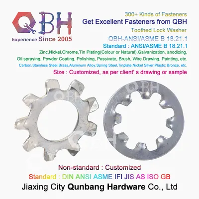 External Internal Teeth Serrated Bearing Washer Auto Car Repair Spare Parts