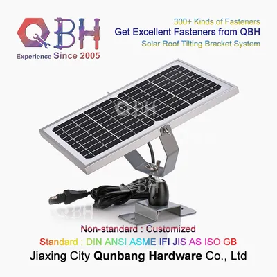 Qbh Customized Civil Commercial Industrial Solar Energy Power Photovoltaic PV Panel Syestem Structure Stand Rack Mounting Bracket Frames
