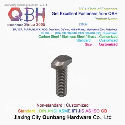 T-Screw European Standard Square Head Slot Plate Die Aluminum Profile Special Screw